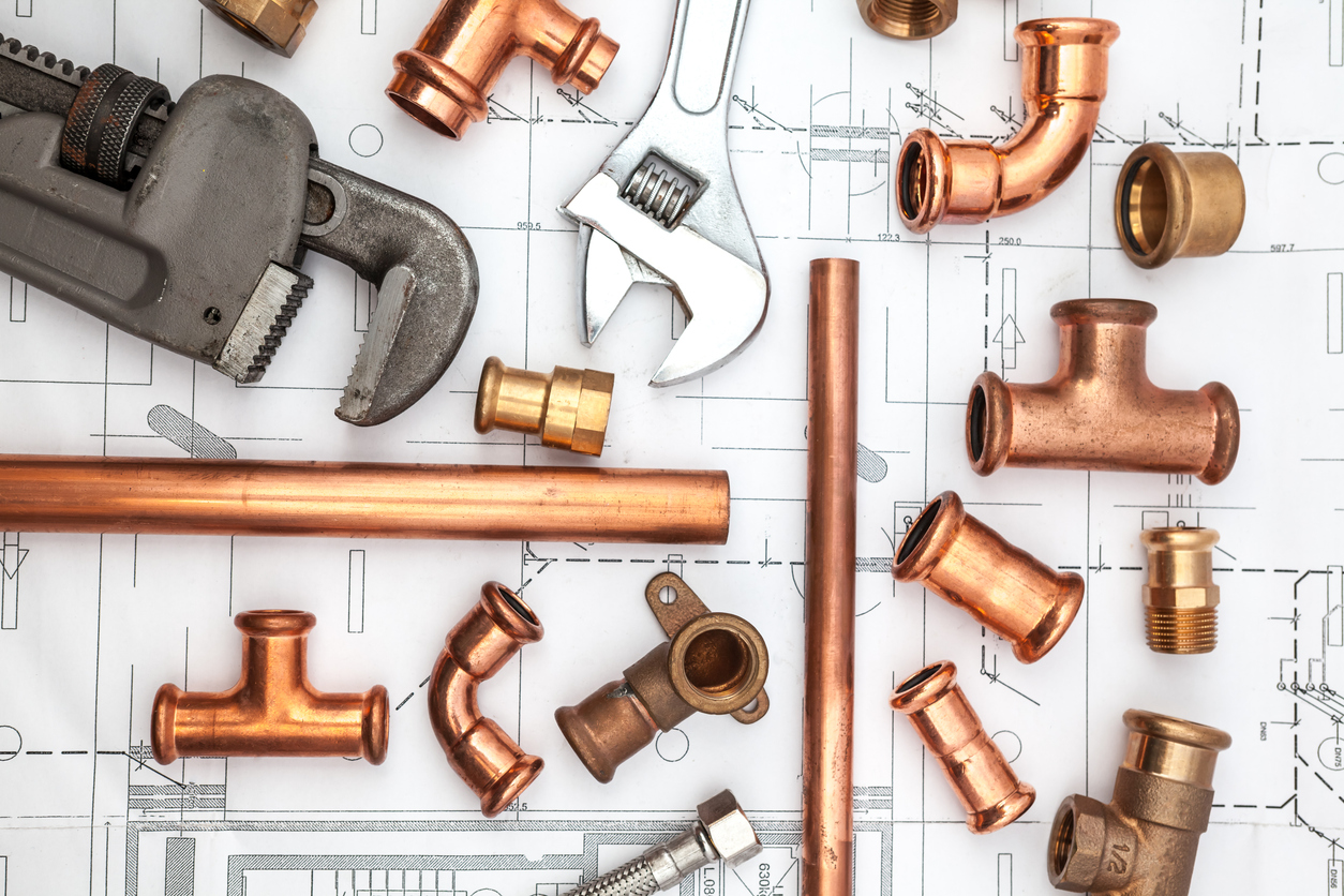 Plumbing Pipes and Tools