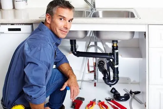 Washing machine supply valves and washer box plumbing in a Seaford, NY home